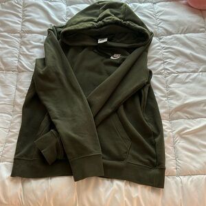 Dark green nike sweatshirt
